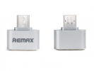 Remax RA-OTG Μετατροπέας OTG Micro USB B σε USB A θηλ. για Τablets και Κινητά Ασημί